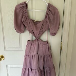 Altar'd State Dusty Purple Dress